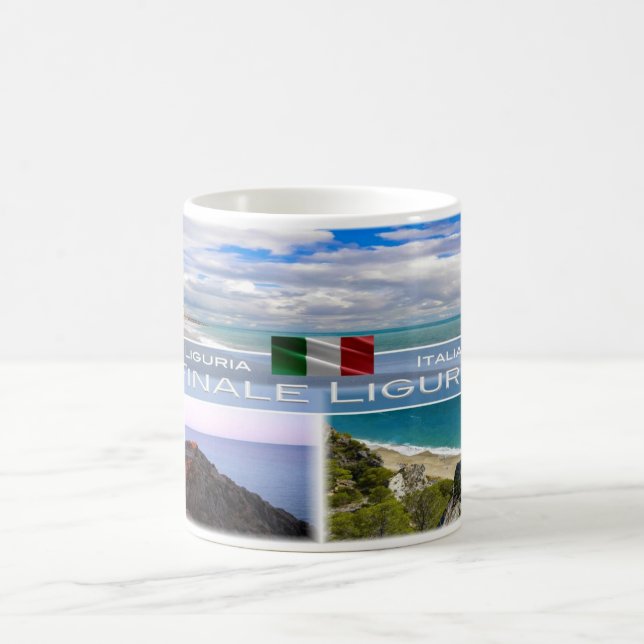 IT-Italien - Liguria - Finale Ligure - Kaffemugg (Center)