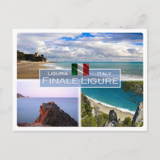 IT-Italien - Liguria - Finale Ligure - Vykort (Framsida)