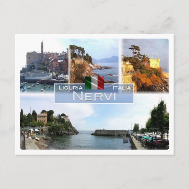 IT-Italien - Liguria - Nervi - Vykort (Framsida)