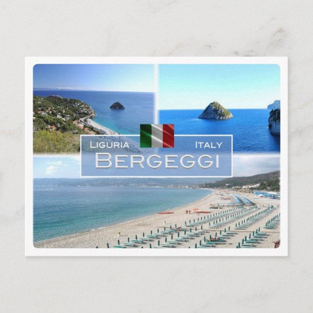 IT-Italien - Ligurien - Bergeggi - Vykort (Framsida)