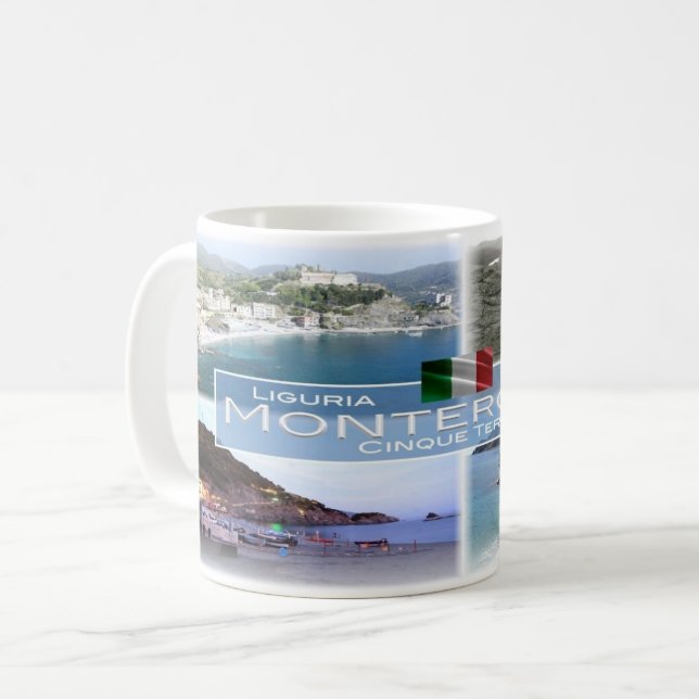 IT-Italien - Ligurien - Monterosso - Kaffemugg (Framsida vänster)