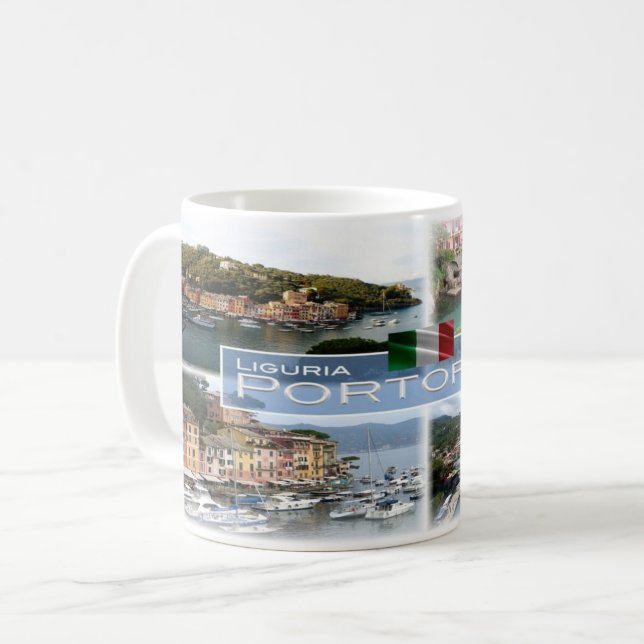 IT-Italien - Ligurien - Portofino - Kaffemugg (Framsida vänster)