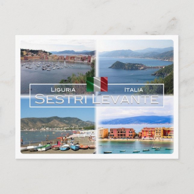 IT-Italien - Ligurien - Sestri Levante - Vykort (Framsida)
