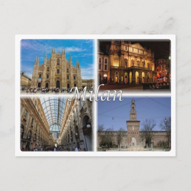 IT Italien - Milano - Lombardiet - Vykort (Framsida)