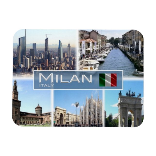 IT-Italien - Milano - Magnet (Horisontell)