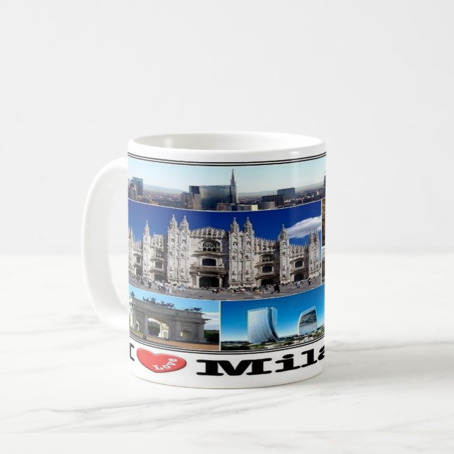 IT-Italien - Milano Milano - Kaffemugg (Framsida vänster)
