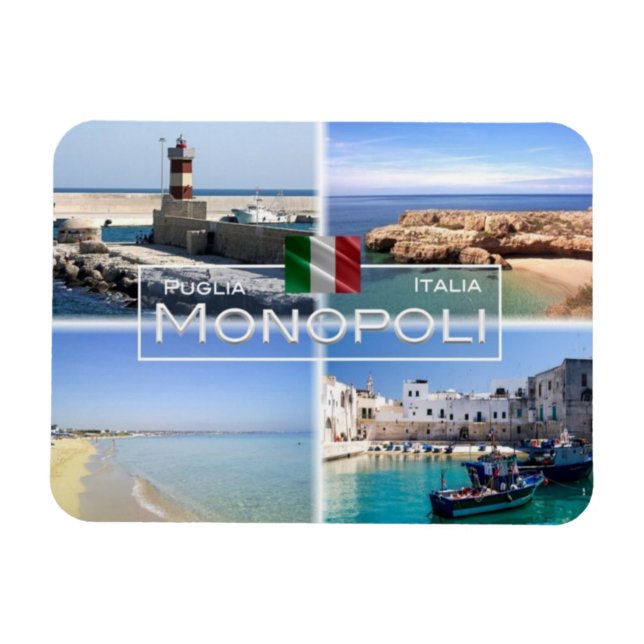 IT-Italien - Monopoli - Capitolo - Magnet (Horisontell)