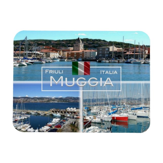 IT-Italien - Muggia - Magnet (Horisontell)