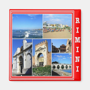 IT - Italien - Rimini - Collage Mosaic Magnet