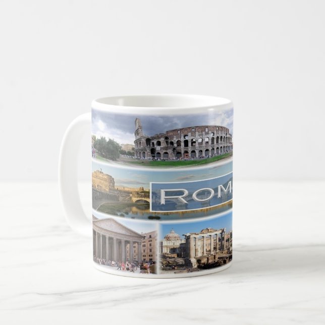 IT-Italien - Rom - Kaffemugg (Framsida vänster)