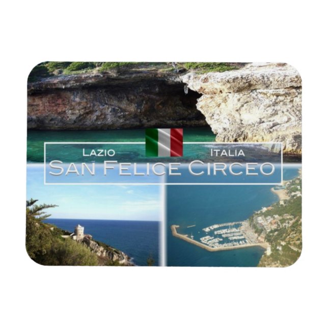 IT-Italien - San Felice Circeo - Magnet (Horisontell)
