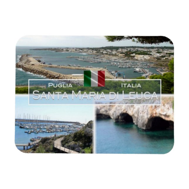 IT-Italien - Santa Maria di Leuca - Magnet (Horisontell)