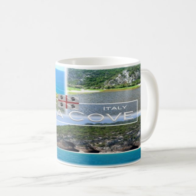 IT - Italien - Sardinien - Baunei - Cove Luna - Kaffemugg (Framsida höger)