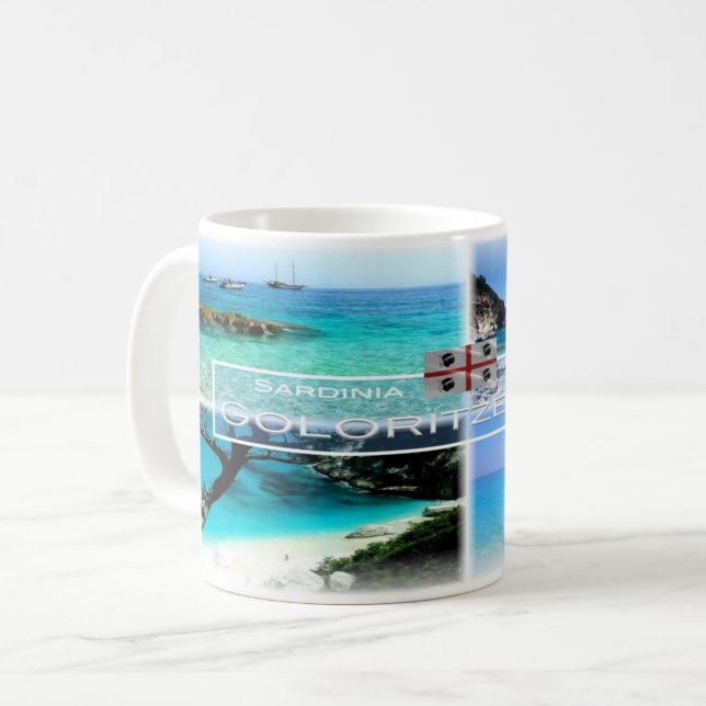 IT-Italien - Sardinien - Baunei - Kaffemugg (Framsida vänster)
