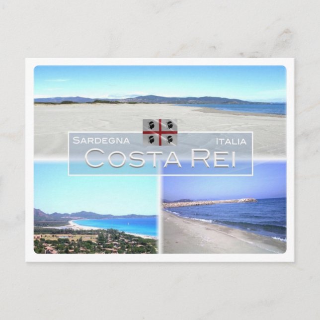 IT-Italien - Sardinien - Costa Rei - Vykort (Framsida)