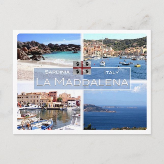 IT-Italien - Sardinien - La Maddalena - Vykort (Framsida)