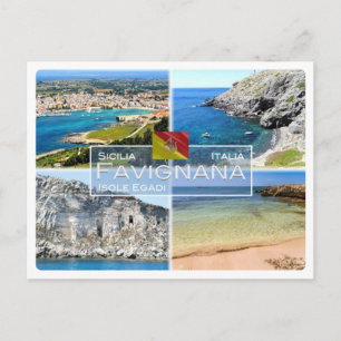 IT-Italien - Sicilien - Isole Egadi - Favignana - Vykort