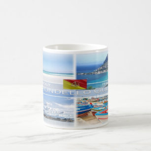 IT-Italien - Sicilien - Mondello Bukt - Kaffemugg