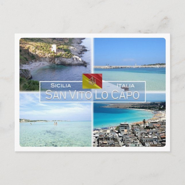 IT-Italien - Sicilien - San Vito Lo Capo - Vykort (Framsida)