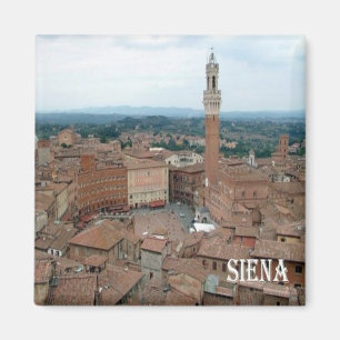 IT - Italien - Siena - Panorama Magnet