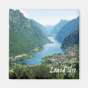 IT - Italien - Sjö Idro - Panorama Magnet