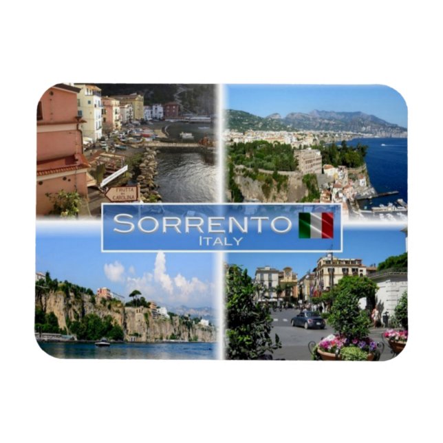 IT-Italien - Sorrento - Amalfi Kusten - Marina - Magnet (Horisontell)