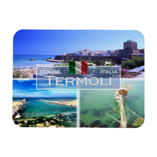 IT-Italien - Termoli - Foce del torrente Sinarca - Magnet (Horisontell)