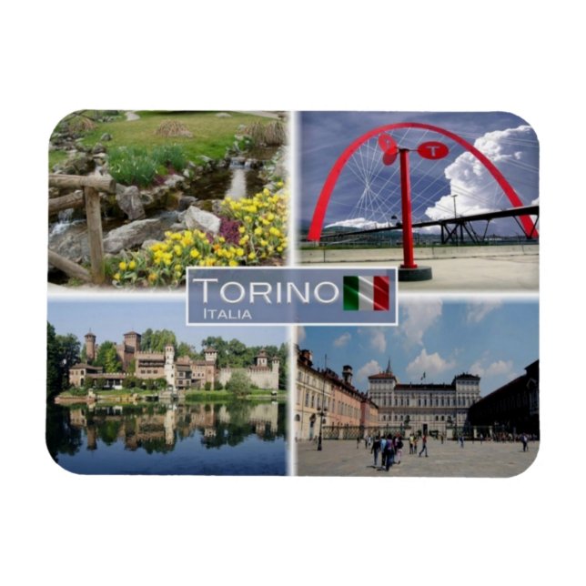 IT-Italien - Torino Turin - Magnet (Horisontell)