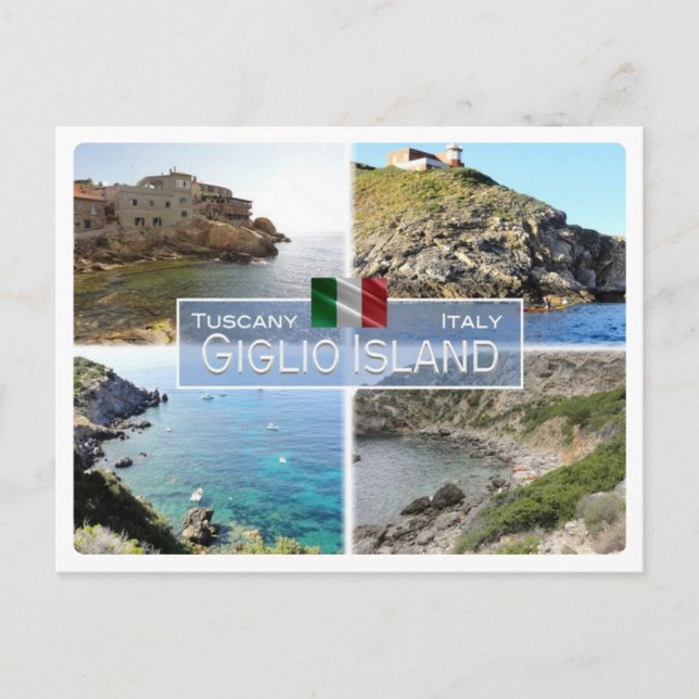 IT Italien - Toscana - Giglio - Vykort (Framsida)