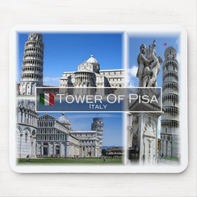 IT-Italien - Toscana - Pisa - Torn - Musmatta (Framsidan)