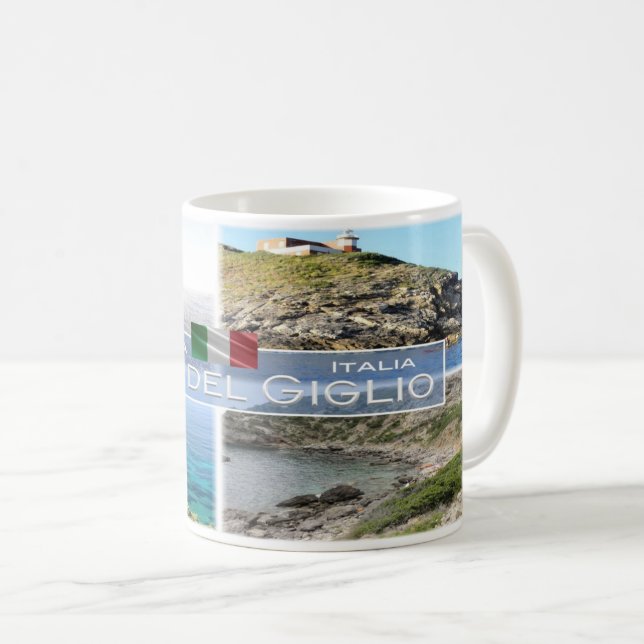 IT-Italien - Toskana - Giglio Island - Kaffemugg (Framsida höger)