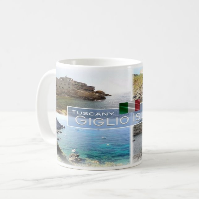 IT-Italien - Toskana - Giglio Island - Kaffemugg (Framsida vänster)