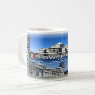 IT-Italien - Toskana - Tornen Pisa - Kaffemugg