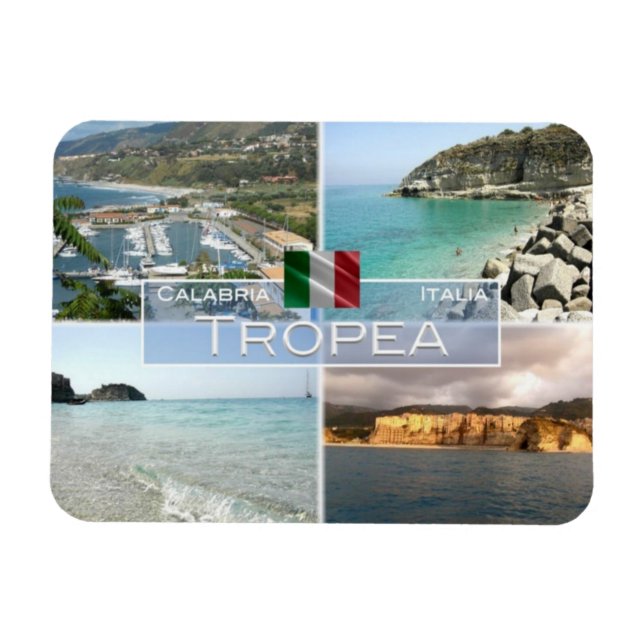 IT-Italien - Tropea - Spiaggia del Cannone - Magnet (Horisontell)