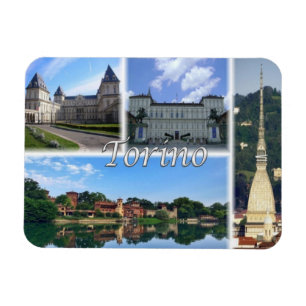 IT-Italien - Turin Torino - Castello del Valentino Magnet