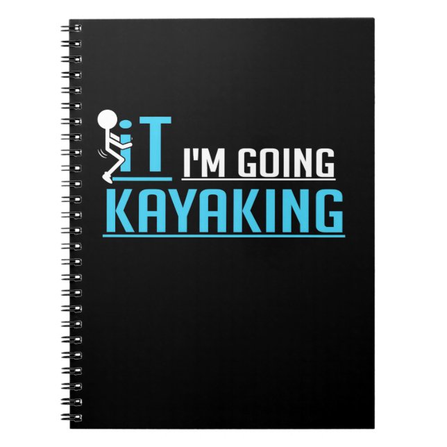 IT jag ska Kayaking Anteckningsbok (Framsidan)
