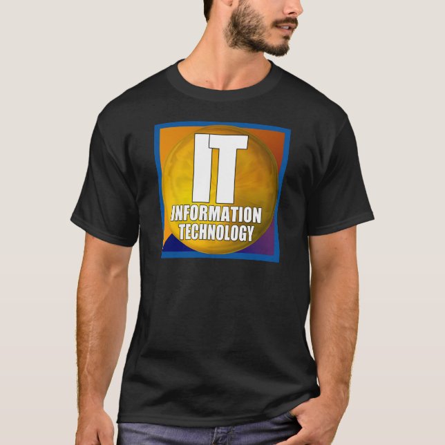 IT-LOGOTYP - INFORMATIONSTEKNIK TEE (Framsida)