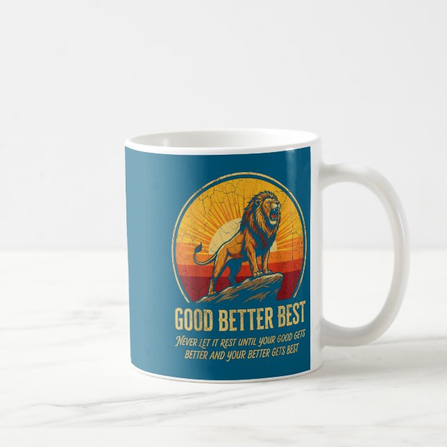 It Never Till Let Rest Gets Good Better Good Joke Kaffemugg (Höger)