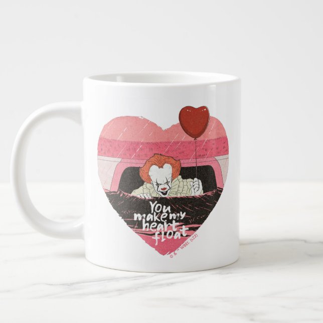 IT | Pennywise - You Make My Heart Float Jumbo Mugg (Vänster)