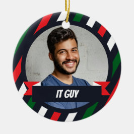 IT-person - Julgransprydnad i keramik