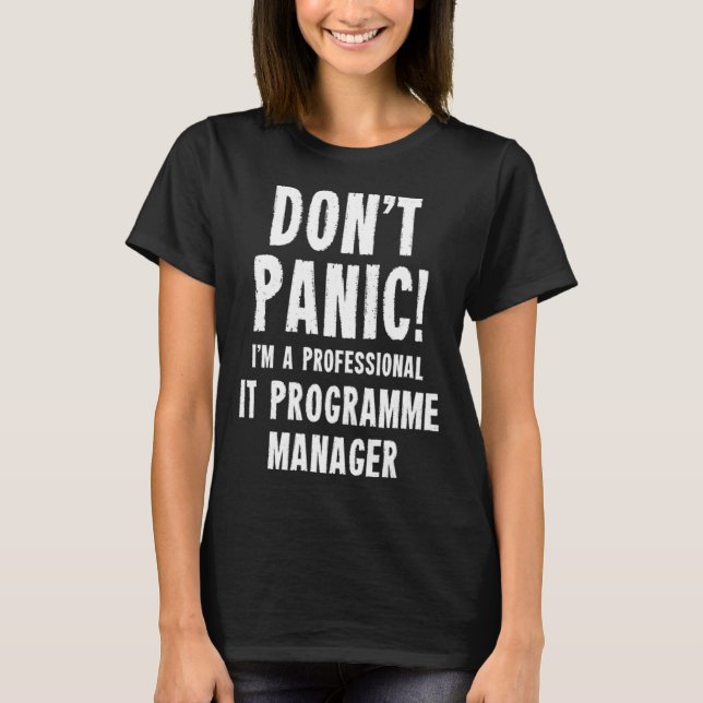 IT-programchef T Shirt (Framsida)
