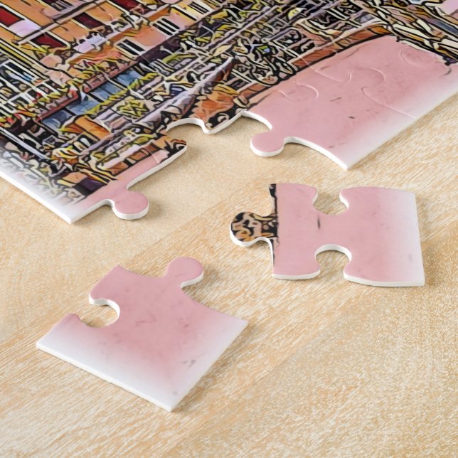 IT ^ Rapallo - Castle - Kissing Walk Pussel (Sidan)