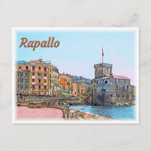 IT ^ Rapallo - Castle - Kissing Walk Vykort