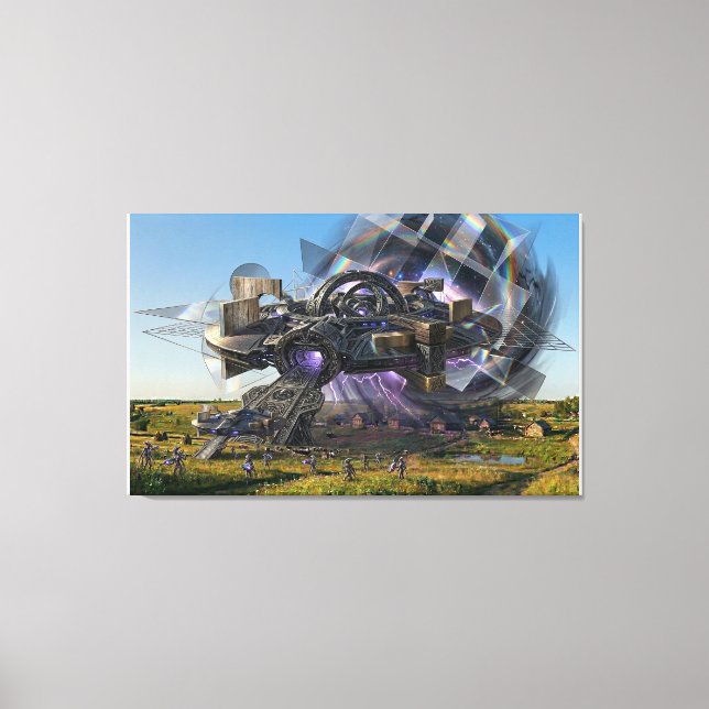 "It’s a Beautiful Place Here" Canvastryck (Framsida)