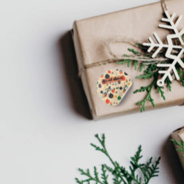 It’s All About Jesus – Christmas Sticker #10 Runt Klistermärke