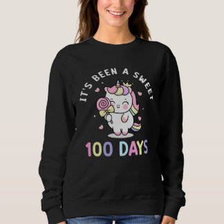 It s Been A Sweet 100 Days of School Girls Unicorn T Shirt