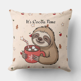 It’s Cocoa Time | Cozy Winter Quote Kudde