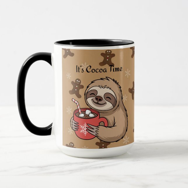 It’s Cocoa Time | Cozy Winter Quote Mugg (Vänster)