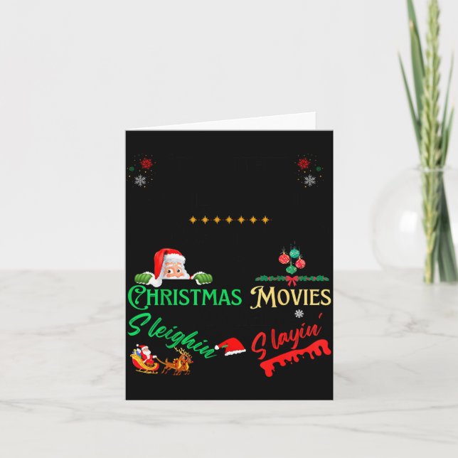 It’s Either Serial Killer Doentaries Or Christmas  Kort (Framsida)