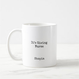 It’s Giving Nurse Personalized  Kaffemugg